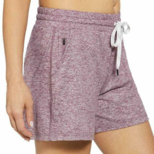 Pacific Trail Women's Heather Purple Eggplant Cozy Shorts