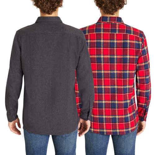 Lee Men's Stretch Flannel Shirts 2-Pack