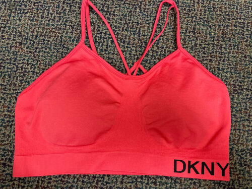 DKNY Sport Strappy Low-Impact Sports Bra, Red,