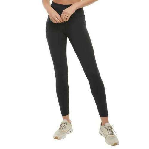 Danskin Women's Brushed Run Free Leggings BLACK