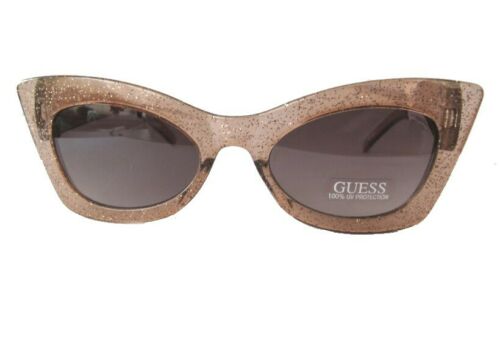 GUESS GF0346 47F Pink/ Brown Mirror Women's Sunglasses