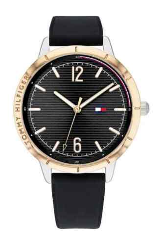 Tommy Hilfiger Women's Stainless Steel And Gold Finished Silicone Strap 1782048