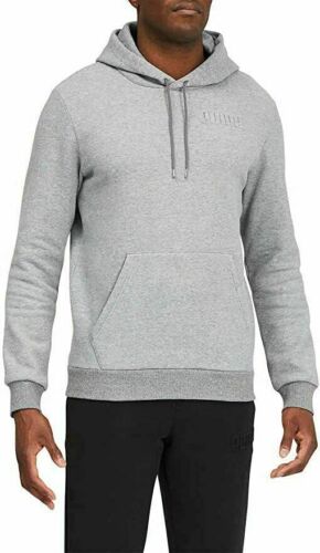 Puma Men Hoodie Sweatshirt-Gray