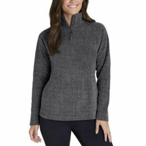 Eddie Bauer Womens Fleece Quarter Zip Top