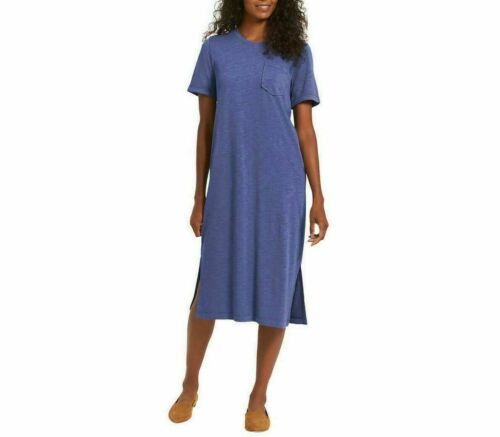 Jessica Simpson Women's Relaxed Fit Midi Dress Blue Violet