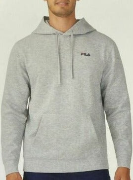 FILA Men's  long sleeve fleece GREY cotton stretch thin-sweatshirt