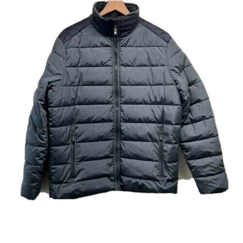 Weatherproof Men's Water Resistant Ultra Luxe Puffer Coat Jacket Black