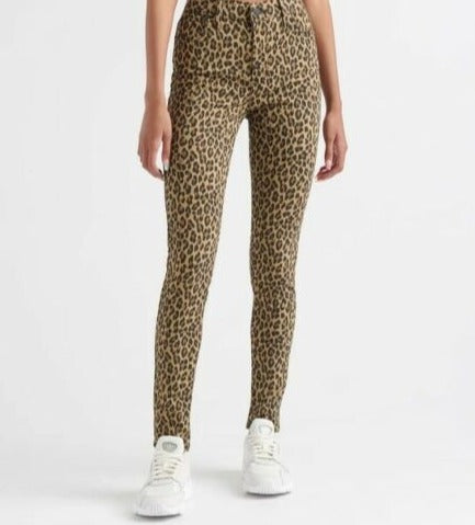 LEVI'S Jeans 720 High Rise Super Skinny Leopard Print Jeans