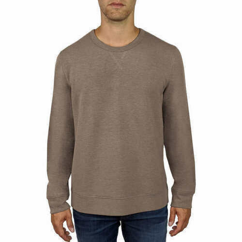 Jachs New York Men’s Crew Neck Sweater Pullover (Light Brown )