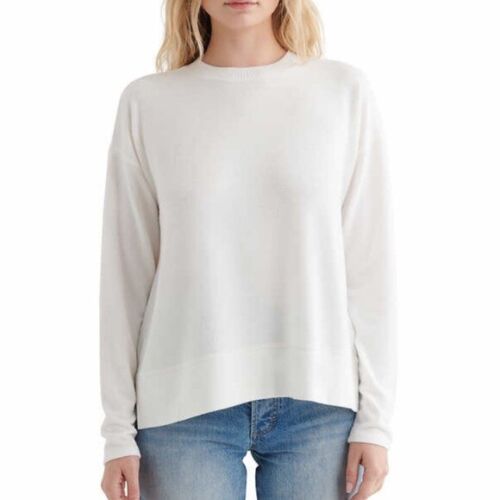 Lucky Brand Women's Long Sleeve Cozy Crewneck Sweater