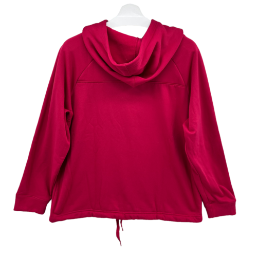 Reebok Women's Pullover Hoodie  Puffy Logo Hot Pink