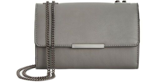 INC Nichole Crossbody Wallet Slate Grey Handbag Purse