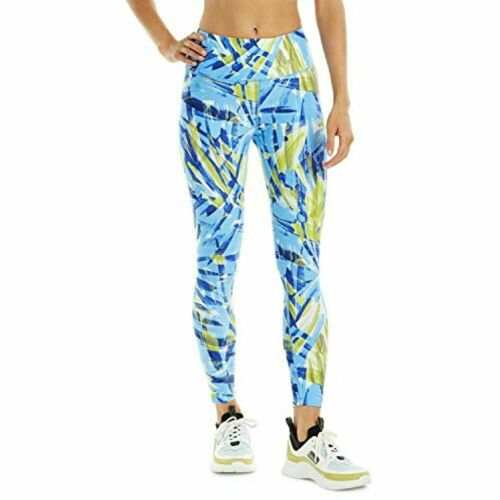 Calvin Klein Performance Printed High-Waist Leggings, Blue