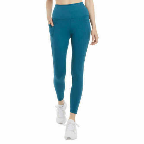 Danskin Women's Ultra High Legging Tight with Pockets  Color: Teak Teal