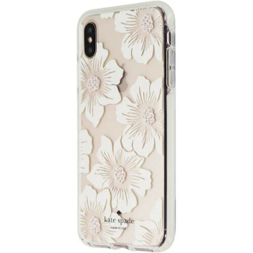 kate spade Defensive Hardshell Case for iPhone Xs Max - Hollyhock Floral Clear