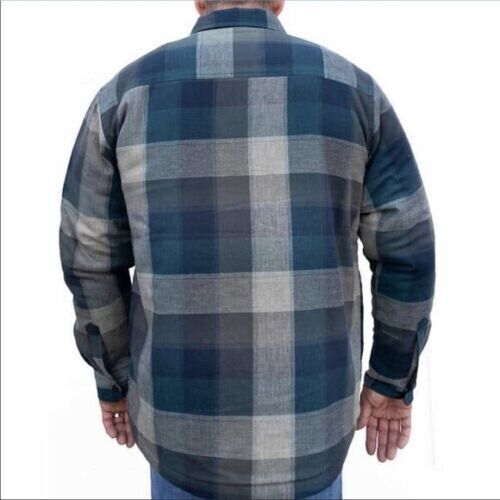 Grizzly Mountain Sherpa Lined Flannel Shirt Jacket