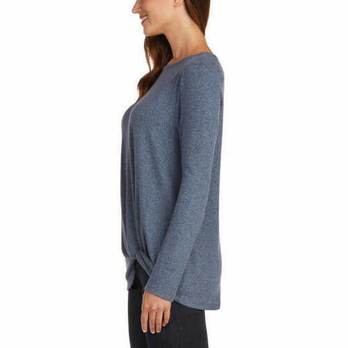 Max & Mia Ladies' Knot Relaxed Soft Casual Top