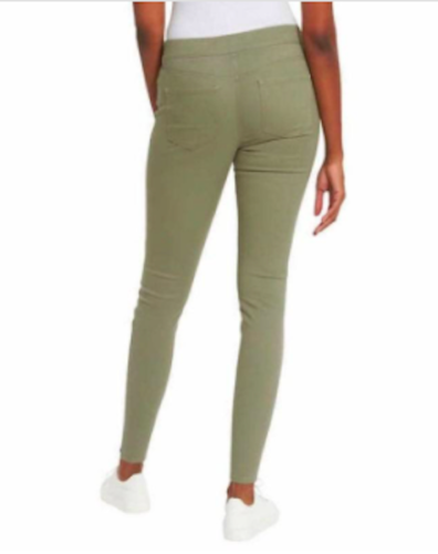 GLORIA VANDERBILT Pull on Fitted Leg Mid-rise Crop Pants Sage Green 18 NWT