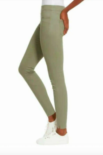 GLORIA VANDERBILT Pull on Fitted Leg Mid-rise Crop Pants Sage Green 18 NWT