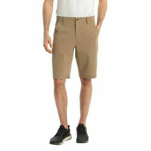 Gerry Men's Micro Vent Shorts Oak Stretch Comfort Quick Dry Lightweight Tan