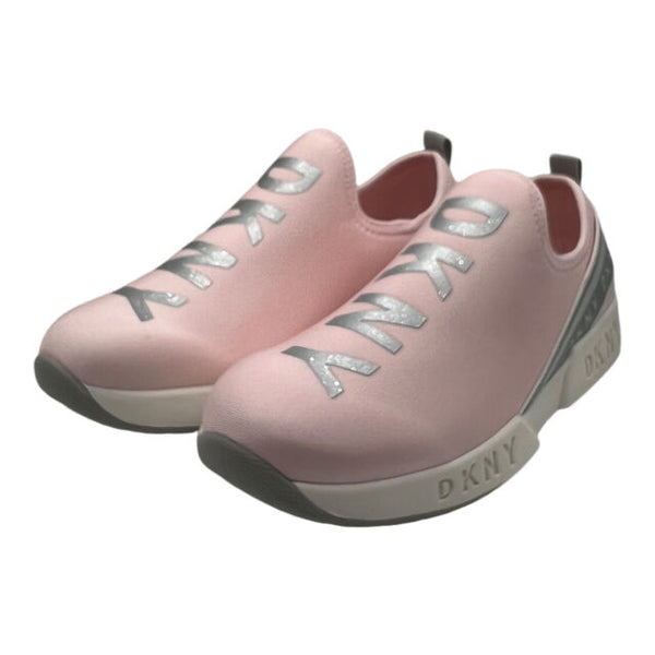 DKNY Girls Pink DKN269 Maddie Low Top Slip On Athletic Sneaker Shoes