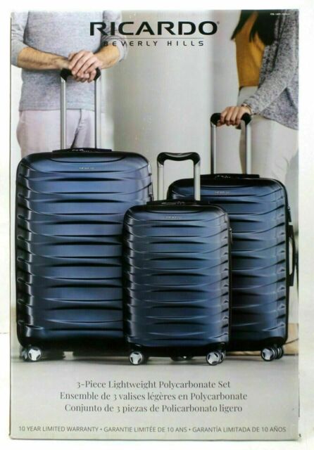 Ricardo Beverly Hills Half Dome Luggage Set 3pc NAVY