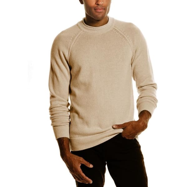 Scotch & Soda Men’s Gray Wool-blend Mock Sweater Hoodie Pullover - L - Men Sweather Hoodie Pullover