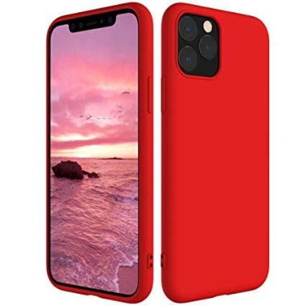 Silicone Case for iPhone 11 Pro Max Coral - Phone Case