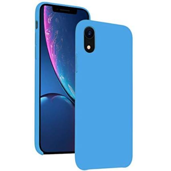 Silicone Case for iPhone X Blue - Phone Case