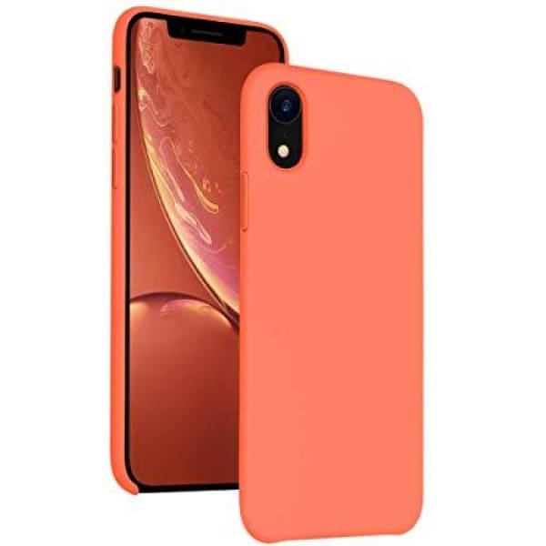 Silicone Case for iPhone X Coral - Phone Case