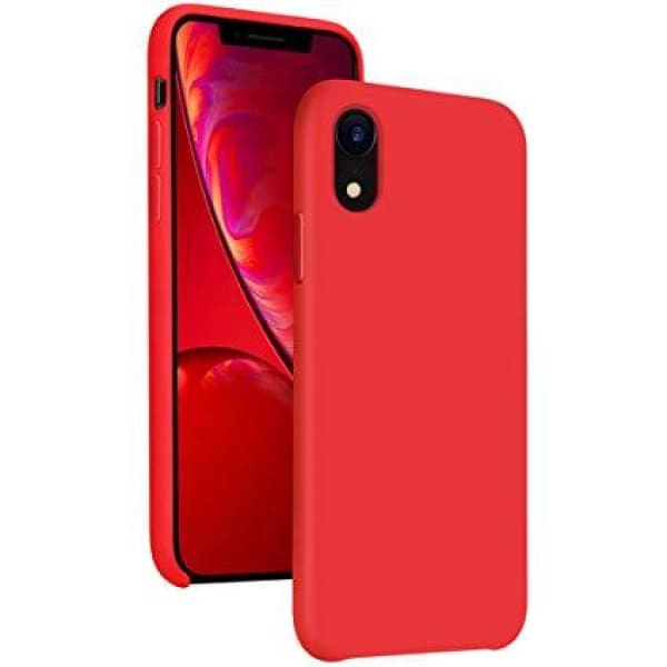 Silicone Case for iPhone X Red - Phone Case