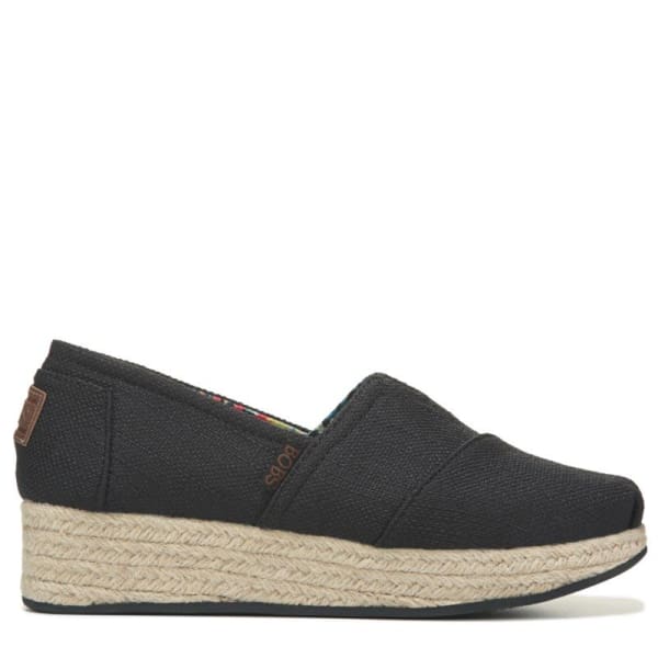 Skechers WOMEN’S BOBS HIGHLIGHTS HIGH JINX WEDGE ESPADRILLE shoes - 38 - Woman Shoes