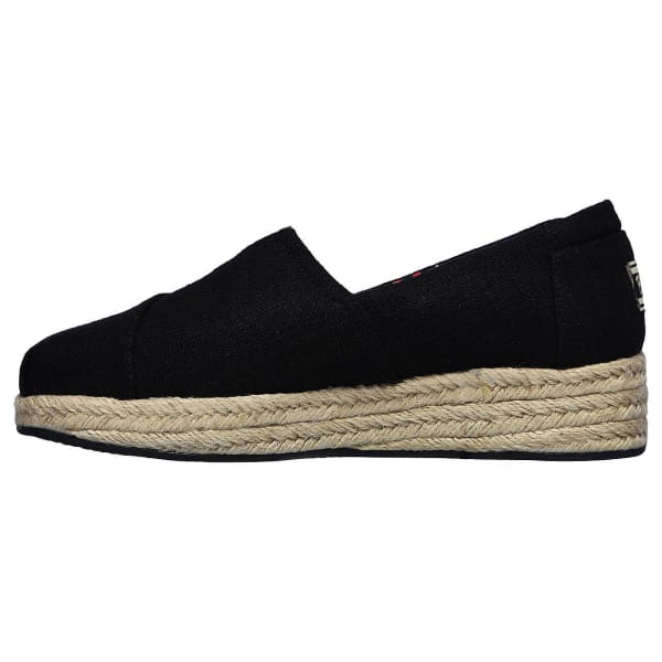 Skechers WOMEN’S BOBS HIGHLIGHTS HIGH JINX WEDGE ESPADRILLE shoes - 38 - Woman Shoes
