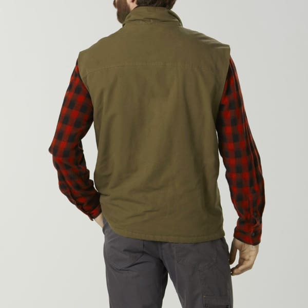 Surplus Men’s Fleece-Lined Canvas Vest - Men Jacket