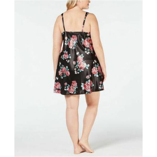 Thalia Sodi Plus Size Floral-Print Chemise Nightgown - 3X - Sleepwear
