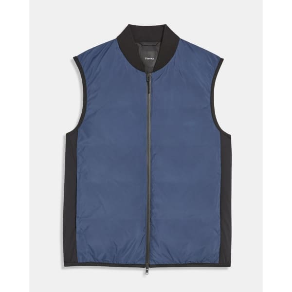THEORY Greene Treck Puffer Vest Greene - S - Men Jacket