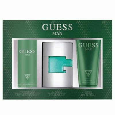 Guess Man 3pcs Gift Set For Men Green
