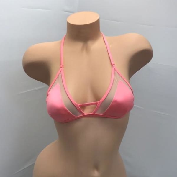 VICTORIAS SECRET PINK Bikini Swim top Size S - Swimsuit