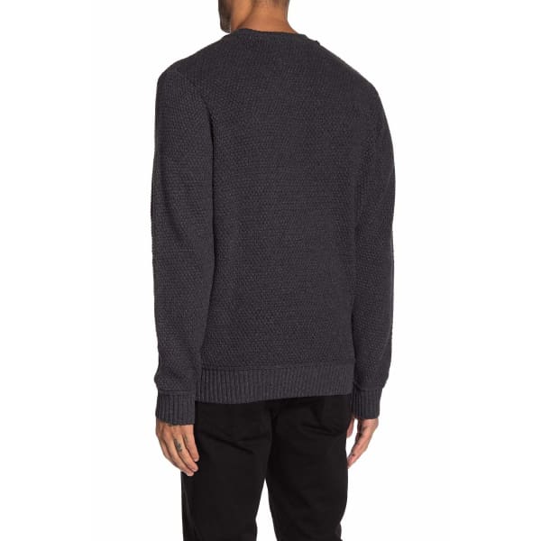 Weatherproof Crew Neck Long Sleeve Knit Sweater Hoodie Pullover CHARCOAL - M - Men Sweather Hoodie Pullover