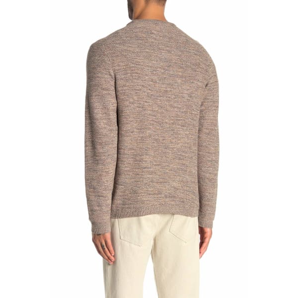 Weatherproof Moss Stitch Crew Neck Sweater Hoodie Pullover Camel - M - Men Sweather Hoodie Pullover