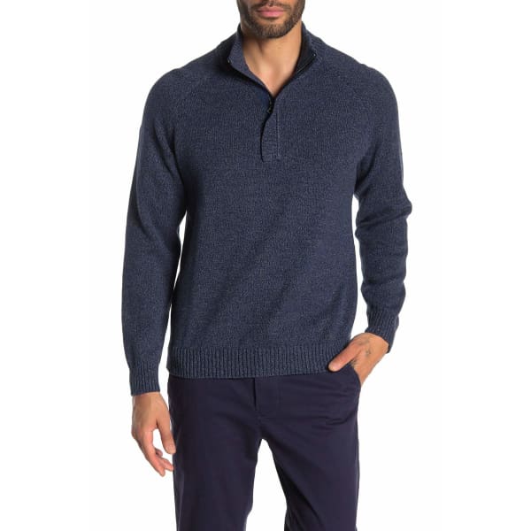 Weatherproof Quarter Zip Up Sweater Hoodie Pullover TRICOLOR Blue - M - Men Sweather Hoodie Pullover